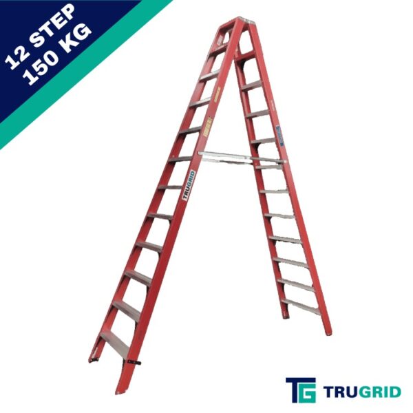 double-sided-fibreglass-ladder-12-step double-sided-fibreglass-ladder-12-step